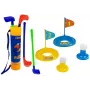 LEAN TOYS Bērnu Golfa Komplekts ar Nūjām, Bedrītēm un Karogiem