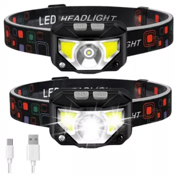 LEAN LED Headlamp Motion Sensor 6 Lighting Modes