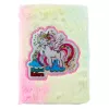 LEAN Plush Fur Notebook Lined Notebook With Unicorn Colorful A5