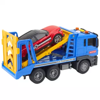 LEAN TOYS Tow Truck Roadside Assistance Passenger Car Lights Sounds