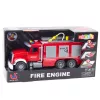 LEAN TOYS Fire Truck Water Lights Sounds Red 1:14