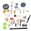 LEAN TOYS Camping Set Wooden Campfire Accessories 45 Pieces