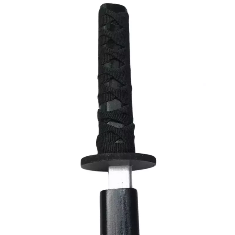 LEAN TOYS Wooden Katana Sword Play Training Prop Black 70cm