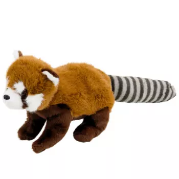 LEAN TOYS Plush Mascot Cuddly Toy Panda Red 45cm