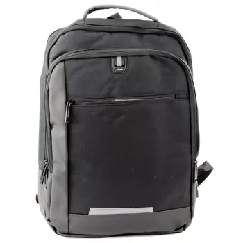 LEAN Business Backpack USB Laptop Pocket Black 16L 45cm