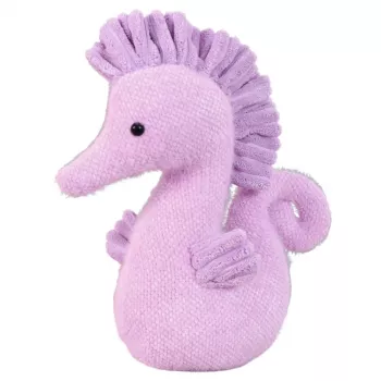 LEAN TOYS Plush Mascot Cuddly Toy Water Horse Purple 25cm