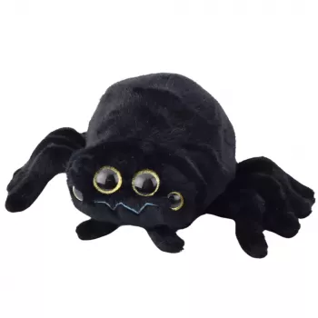 LEAN TOYS Plush Mascot Cuddly Toy Insect Spider Black 30cm