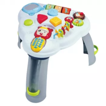 LEAN TOYS Interactive Educational Table Triangle Phone Lights Sounds