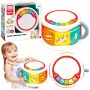 LEAN TOYS Large Interactive Educational Drum For Toddlers Colorful