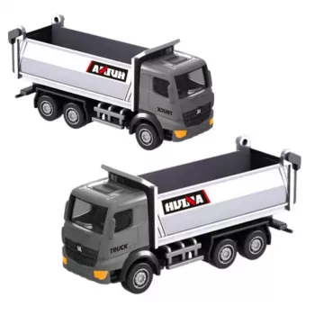 Huina 22731 Metalīgs pašizgāzēja modelis sudraba krāsā 1:80