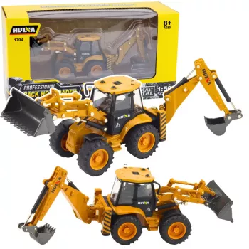 HUINA 1:50 Telescopic Handler Metal Diecast Model Yellow/Black
