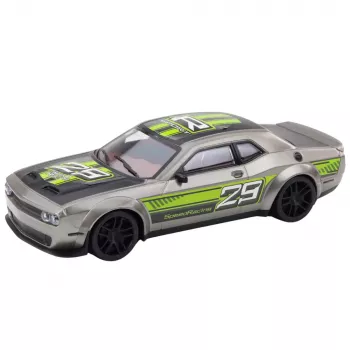 LEAN TOYS Sporta sacīkšu auto ar aizmugurējo piedziņu Sudrabzaļš