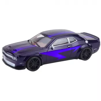LEAN TOYS Friction Drive Sports Car Racing Dark Purple