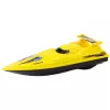 LEAN TOYS Boat Motorboat Floating Yacht Battery Operated Yellow