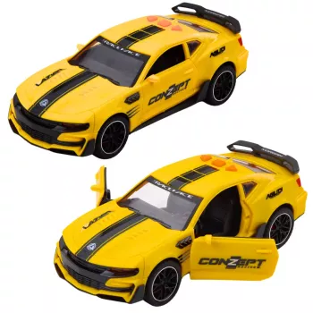 LEAN TOYS Sports Car Lazer 1:14 RC Car with Opening Doors, Lights, Sounds