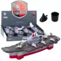 LEAN TOYS Aircraft Carrier Military Ship Drive Water Effect Bucket Funnel
