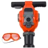 LEAN TOYS Handyman Set Pneumatic Hammer Glasses Orange