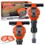 LEAN TOYS Handyman Set Pneumatic Hammer Glasses Orange
