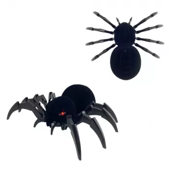 LEAN TOYS RC Black Widow Remote Control Spider Smoke Effect
