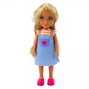LEAN TOYS Ankiki Mini Doll with Set with Bag Puppies Bone