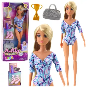 LEAN TOYS Anlily Ballerina Doll with Movable Limbs Accessories