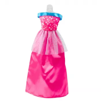 LEAN TOYS Anlily Leļļu Kleitu Komplekts ar Kurpēm, Rokassomu, Kroņiem un Aksesuāriem 8 gab.
