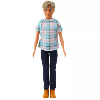 LEAN TOYS Anlily Doll Boy Accessories Suitcase Selfie Stick Glasses Bottle