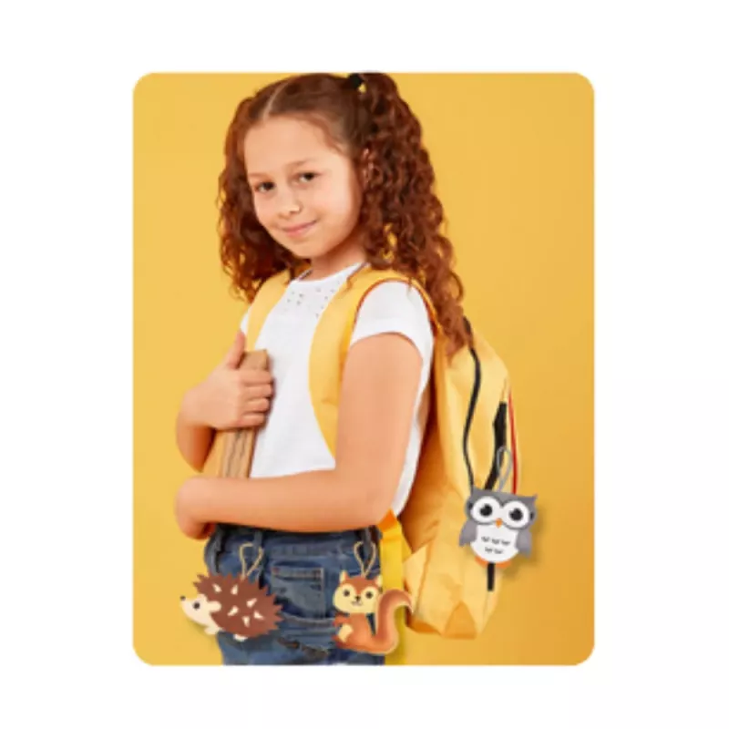LEAN TOYS Creative Set of Embroidery Felt Forest Animals 6pcs