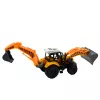 LEAN TOYS Large Backhoe Loader Agricultural Construction Mobile Yellow