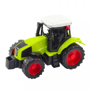 LEAN TOYS Traktora un siena ruļļu preses komplekts Zaļš