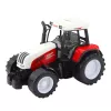 LEAN TOYS Agricultural Farm Tractor With Trailer Feed Mixer Red 60cm