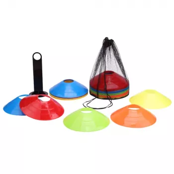 LEAN Training Cones Stand Transport Net Colorful Set of 50 pcs.