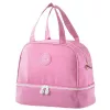 LEAN Thermal Insulating Breakfast Bag ar regulējamu siksnu, rozā, 27cm
