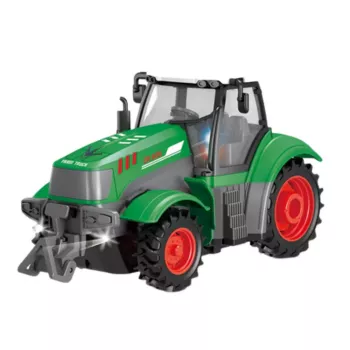 LEAN TOYS Remote Controlled RC Agricultural Tractor Green 1:24