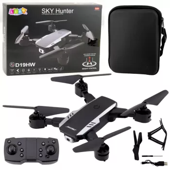 LEAN TOYS Sky Hunter D19HW Drone FPV Camera Wi-Fi Remote Control With Phone Holder Case