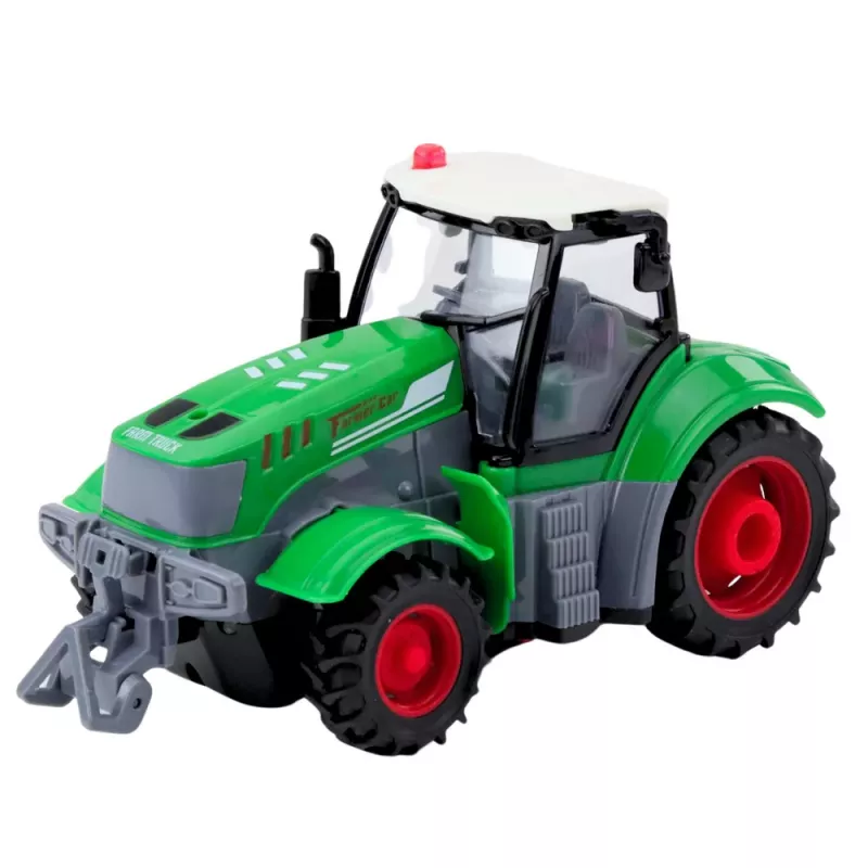 LEAN TOYS Remote Controlled RC Agricultural Tractor Green 1:24