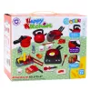 LEAN TOYS Kitchen Set Pots Food Battery Operated Hob Accessories 36 pcs