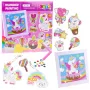 LEAN TOYS Creative Set Diamond Mosaic Keychains Unicorns Colorful