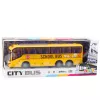 LEAN TOYS RC School Bus 1:30 Remote Controlled Lights Yellow