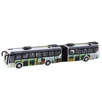 LEAN TOYS Remote Controlled City Trolleybus RC Lights Public Transport