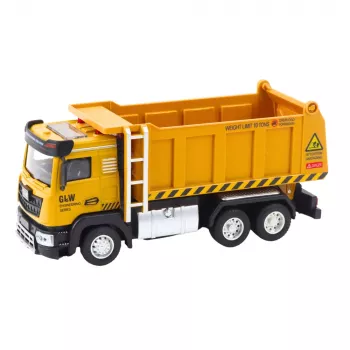 LEAN TOYS Construction Vehicle Yellow Tipper Truck