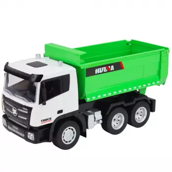 Huina RC Remote Control Dump Truck Green 1:18