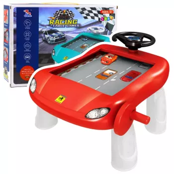 LEAN TOYS Driving Simulator Manual Educational Table Red
