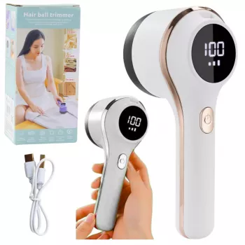 LEAN Electric Fabric Shaver 3 Speed Modes White