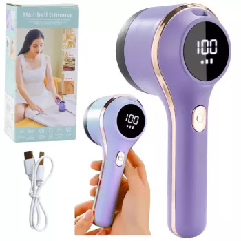 LEAN Electric Fabric Shaver 3 Speed Modes Purple