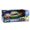 LEAN TOYS Remote Controlled Racing Car with Light-Up Body Orange and Green