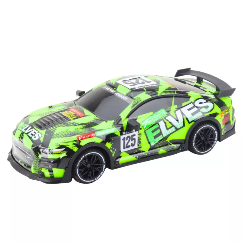 LEAN TOYS Sports Car Remote Controlled Remote Control Sound Green
