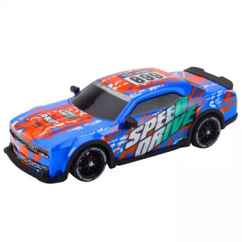 LEAN TOYS RC Sports Car ar Apgaismotu Drifta Virsbūvi, Zils
