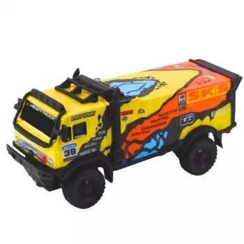 LEAN TOYS Remote Controlled Truck RC Remote Control Sounds Yellow