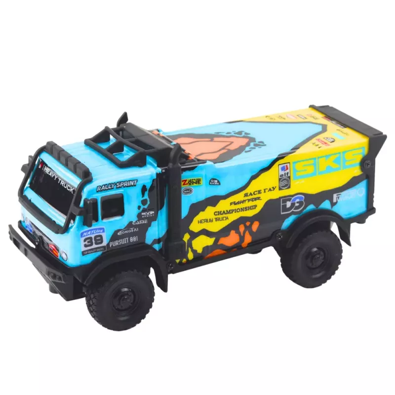 LEAN TOYS Remote Controlled Truck RC Remote Control Sounds Blue
